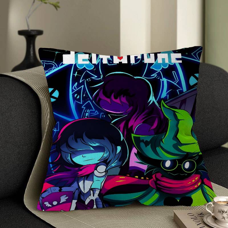 Мультяшная игра Deltarune Наволочка Дюймы Сельский Декор Домашняя Подушка-плед для Дивана