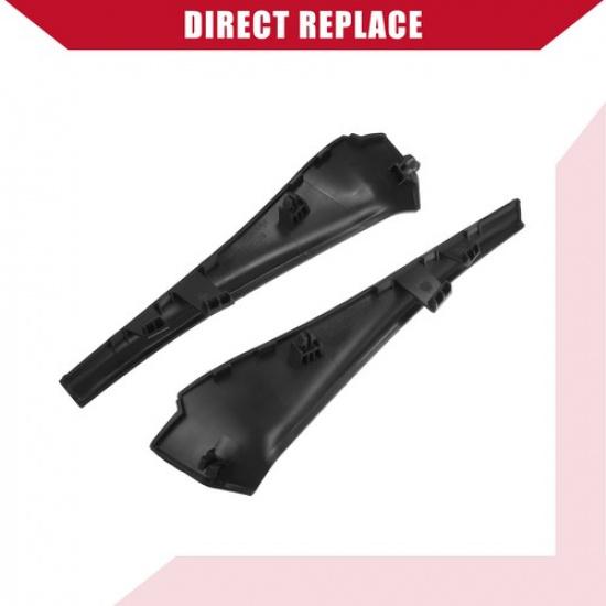 Front Windshield Wiper Side Cowl Extension Trim ONE Set for Nissan Rogue