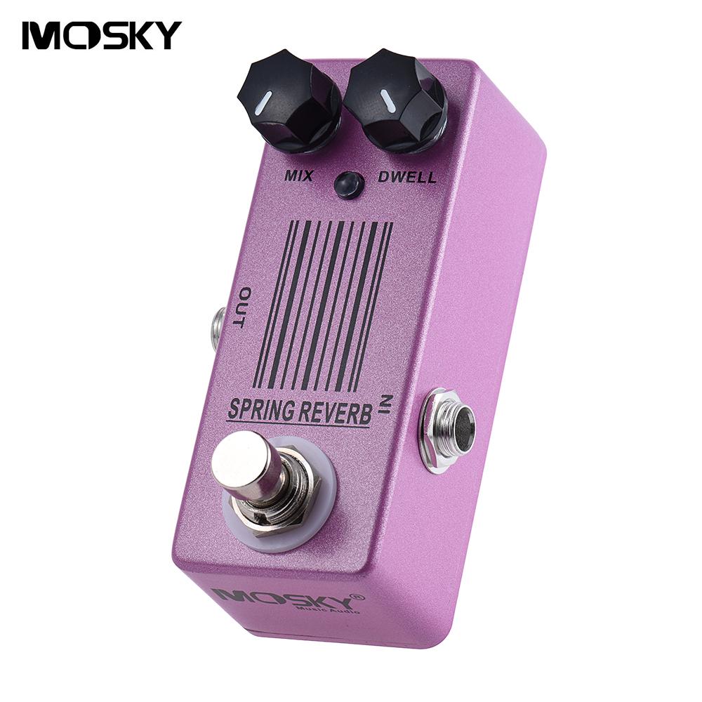MOSKY MP-51 Spring Reverb Mini Single Guitar Effect Pedal True Bypass
