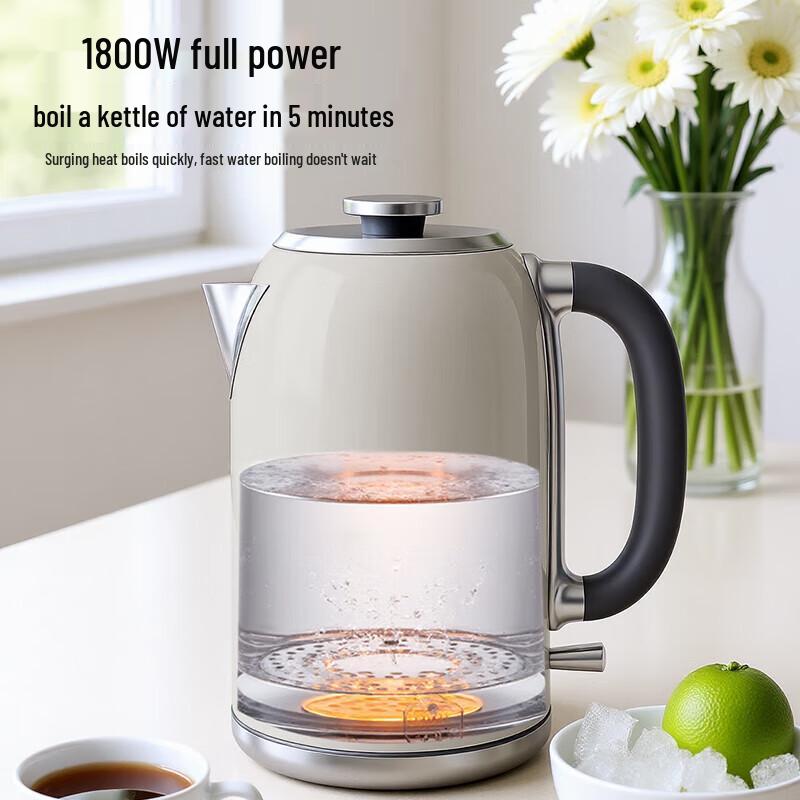 Desmond 1.8 л Электрический чайник из нержавеющей стали во французском ретро-стиле