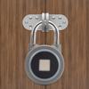 Fingerprint Portable   Lock Smart Padlock Keyless AntiTheft Security Door Tool IP65 Waterproof for Bag Drawer Suitcase(Gray Blue )