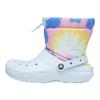 Crocs Классические клоги Теплые Нескользящие Короткие Зимние Ботинки Унисекс Белые 207328-002