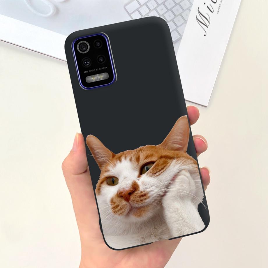 Чехол для телефона LG K52 Q52 2020, мягкий матовый силиконовый чехол для LGK52 LGQ52 2020, чехол в готическом стиле, мультяшная задняя крышка, милый узор
