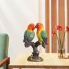 Любовь птица орнамент фигурка попугая подарок на день рождения креативное украшение из смолы настольное украшение для рабочего стола