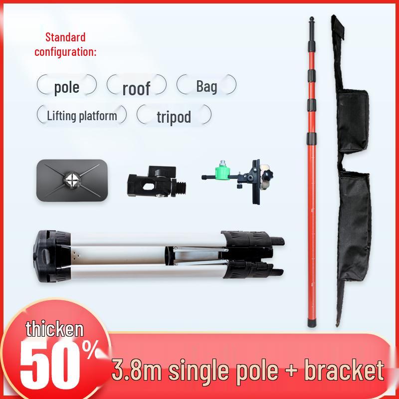 Adjustable Infrared Telescopic Tripod with Water Level Meter E18