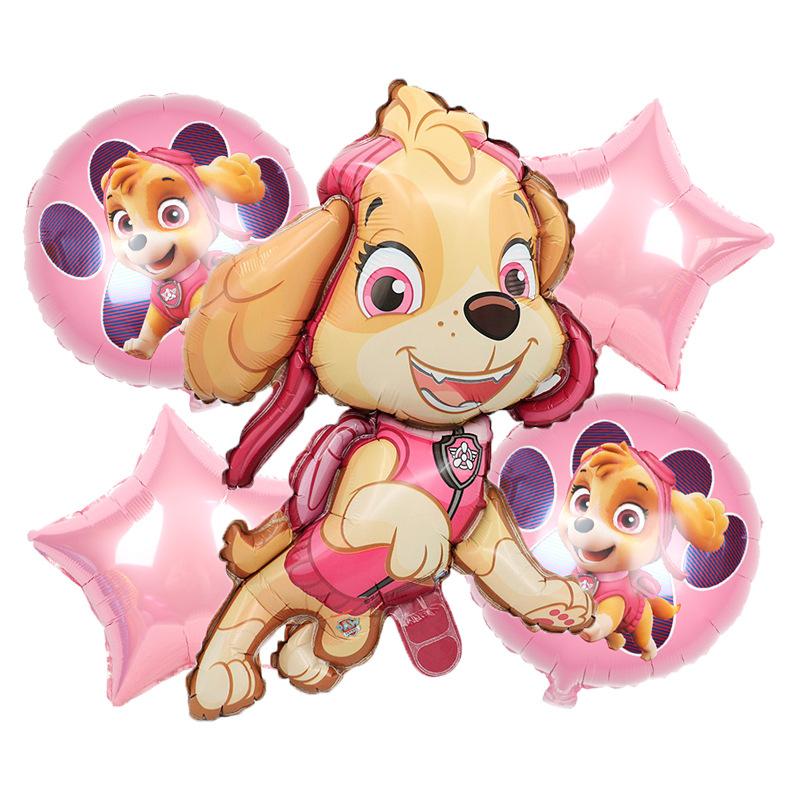 PAW Patrol Birthday Party Decoration New Version Balloon Set Disposable Tableware Kid Event Supplies Banner Backdrop Gift