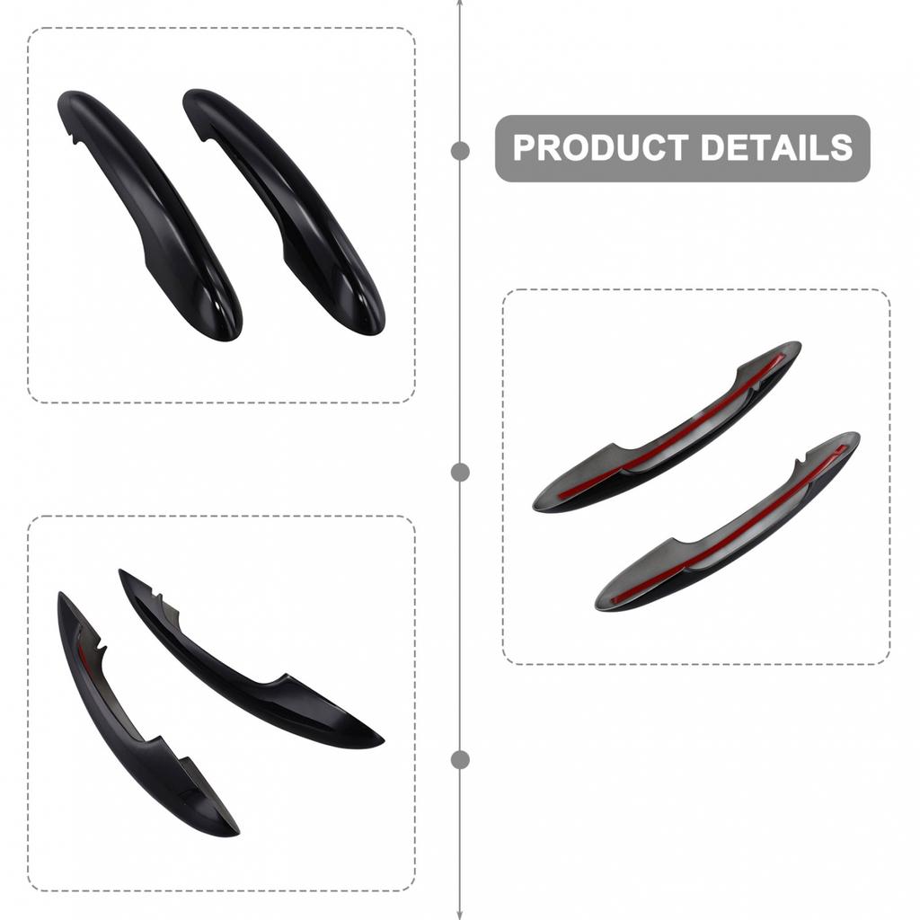 Glossy Black Door Side Handle Cover Trim For MINI for Cooper F54 F55 F56 F57 F60