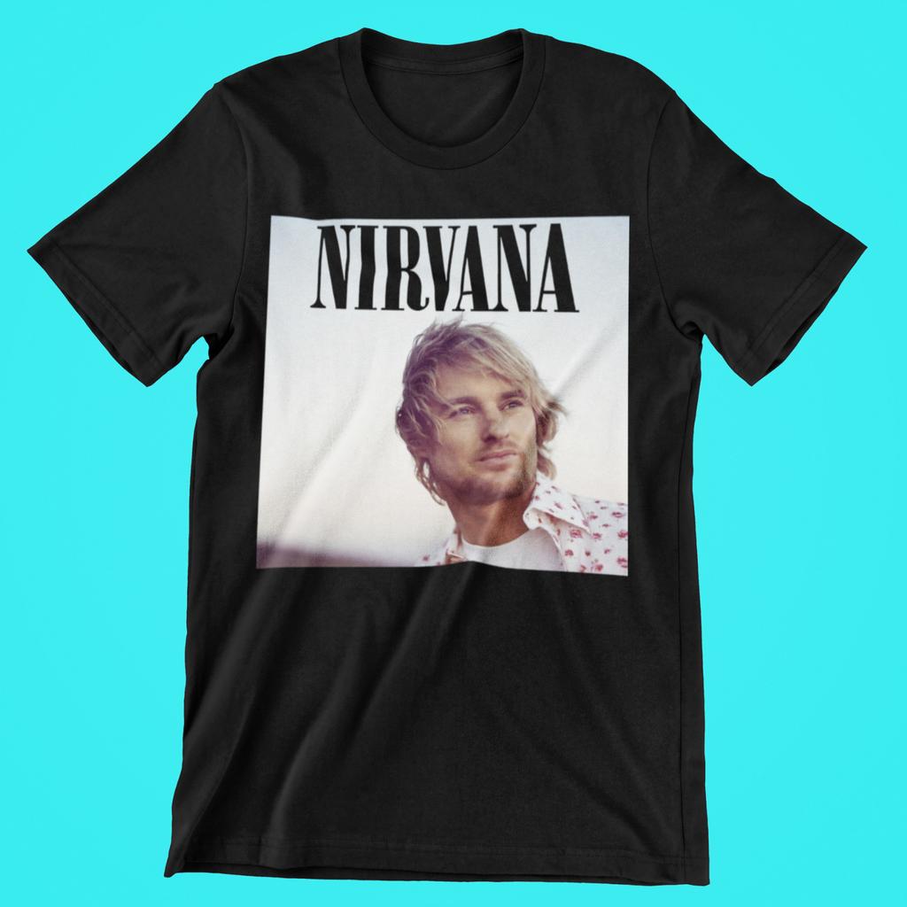 26 Nirvana Оуэн Уилсон Похож на Курта Кобейна Альтернативный Рок 90-е Премиум Футболка Унисекс Футболка