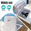 Marine Deck Access Hatch 10.63"×14.76" White/Black Rectangle Boat Hatch & Lid,Boat Deck Hatch Lids