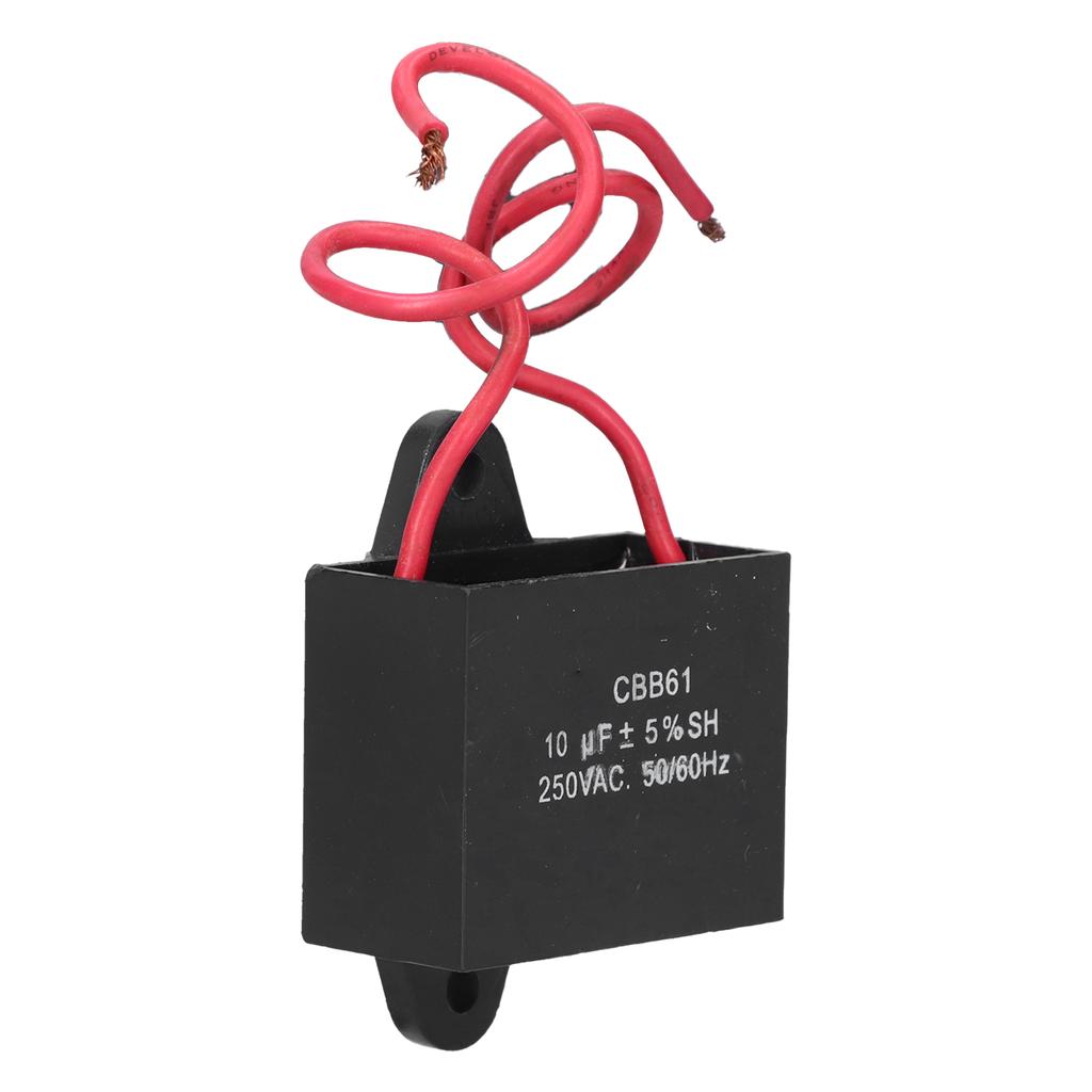 2 шт конденсатора потолочный вентилятор пусковые конденсаторы с 14 см выводным проводом 10 мкФ 250 В переменного тока 50/60 Гц CBB61