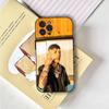 Чехол для телефона Cris MJ Singer для iPhone 16,15,14,13,12,11,Pro,X,XS,Max,XR,Plus,Mini Мягкий черный чехол