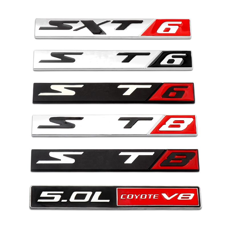 1 шт. 3D Металлические Наклейки-Эмблемы Sxt6 Sxt8 Для Ram Caliber Journey Sxt8 Sxt6 Srt6 Srt8 Caravan Авто Стайлинг Аксессуары