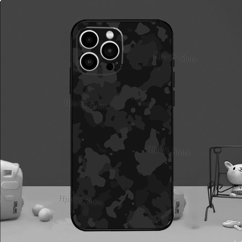 Military Army Camouflage Case For iPhone 16 15 13 14 Pro 12 11 14 Pro Max Plus XR XS Max X 12 13 Mini SE2 Cover Shell