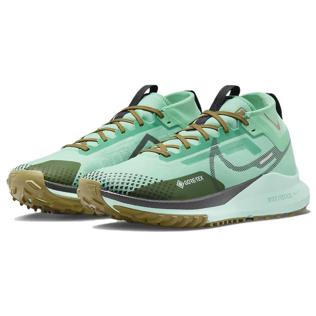 Nike React Pegasus Trail 4 Gore Tex Весенне-зеленый Оливковый Хлопок Мятная Пена Черный DJ7926-301