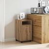 Cabinet on Casters Artisan Oak Finish 33 x 38 x 60 cm Engineered Wood