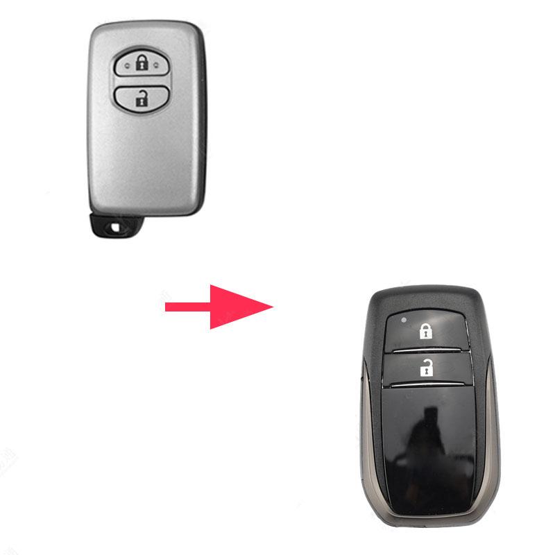 Modified Smart Remote Key Shell for Toyota Camry Prado Land Cruiser (Board 5290) With Emergency Key Blade