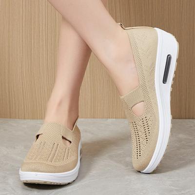 Женская обувь летняя новая обувь с одной педалью мамские туфли на воздушной подушке легкие прогулочные туфли повседневная обувь