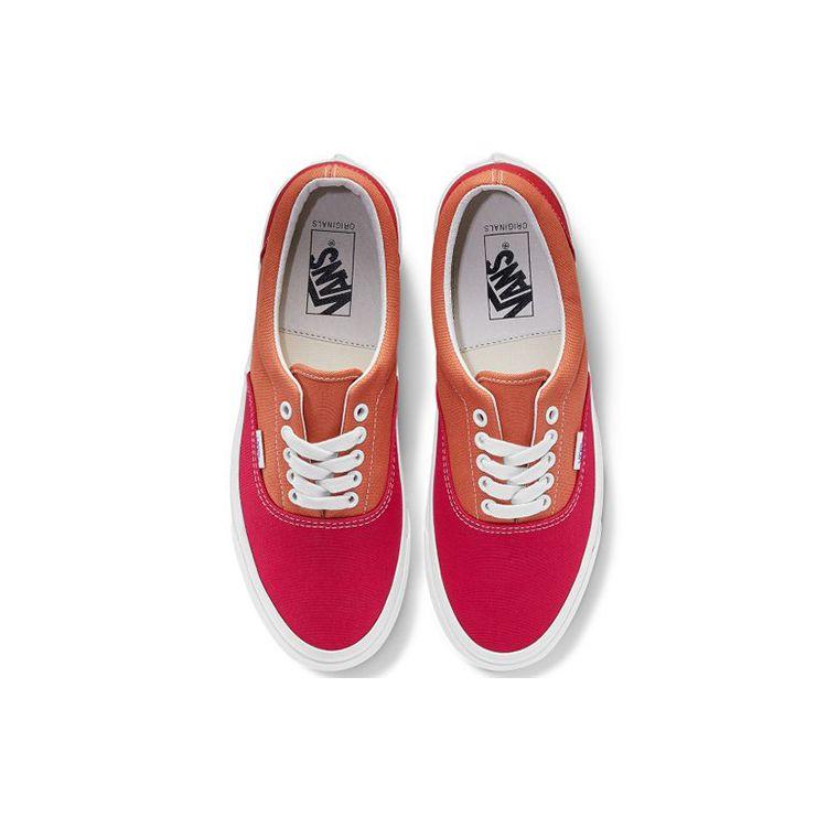 Vans Og Lx Fashion Легкие Низкие Кеды для Скейтбординга Унисекс Кроссовки Оранжевый Красный VN0A4BVAVYV