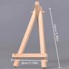 1Pc Natural Wood Mini Easel Frame Tripod Display Holder Meeting Wedding Table Name Card Stand Children Painting Display Craft
