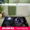 Pokemon Gengar Non-Slip Doormat Soft Flannel Floor Mat for Home Bedroom Living Room Decor