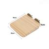 Wood Square Stand Platform Cage Board Hamster Chinchilla Pet Springboard Hamster Branch Perches for Bird Cage Toys