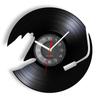 DJ Music Vinyl Record LP Wall Clock Watch 3D Night Light Party Dance Hall Decor Vintage Timepiece Music Club Gift for DJ