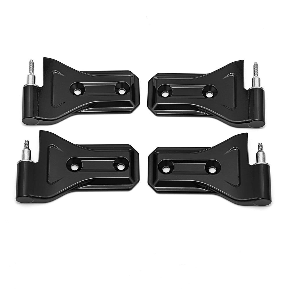 Алюминиевый покрытый дверной шарнир для Jeep Wrangler JK JL JT 2007+ Road Steel Door Hinge Kit Not Door Hinge Cover Decor