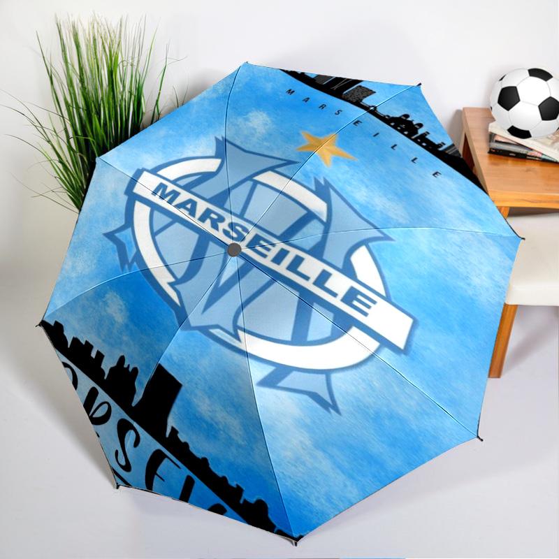Mar-seille With Pride Emblem Printed Automatic Umbrella, 8-Frame for Travel, camping, Casual Umbrella, Essential Gift for for family and friends