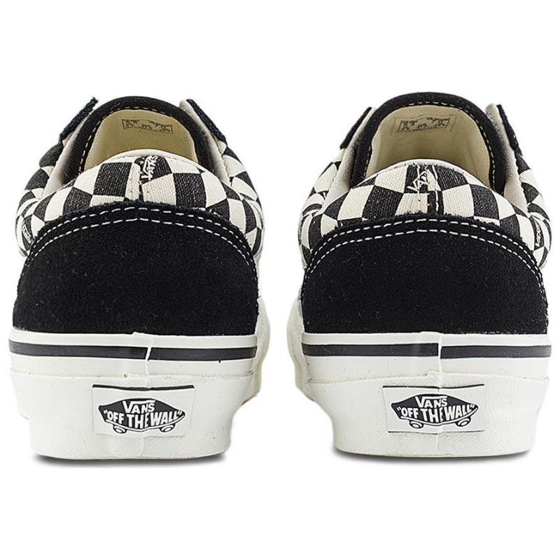 Vans Old Skool 36 Reissue Daily Versatile Comfort Fashion Low Top Canvas Shoes Unisex Black White VN000MT6BPQ