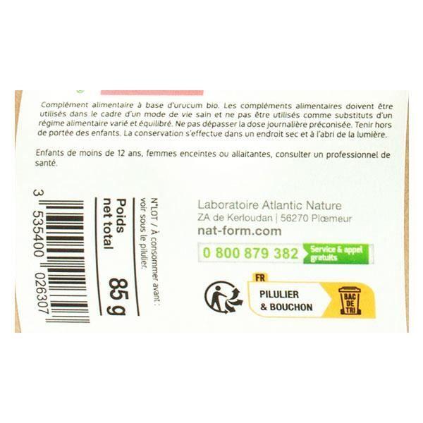 Nat &amp; Form Écoresponsable Urucum Bio 200 gélules végétales