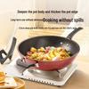 Midea 32cm Non-stick Wok with Standable Lid