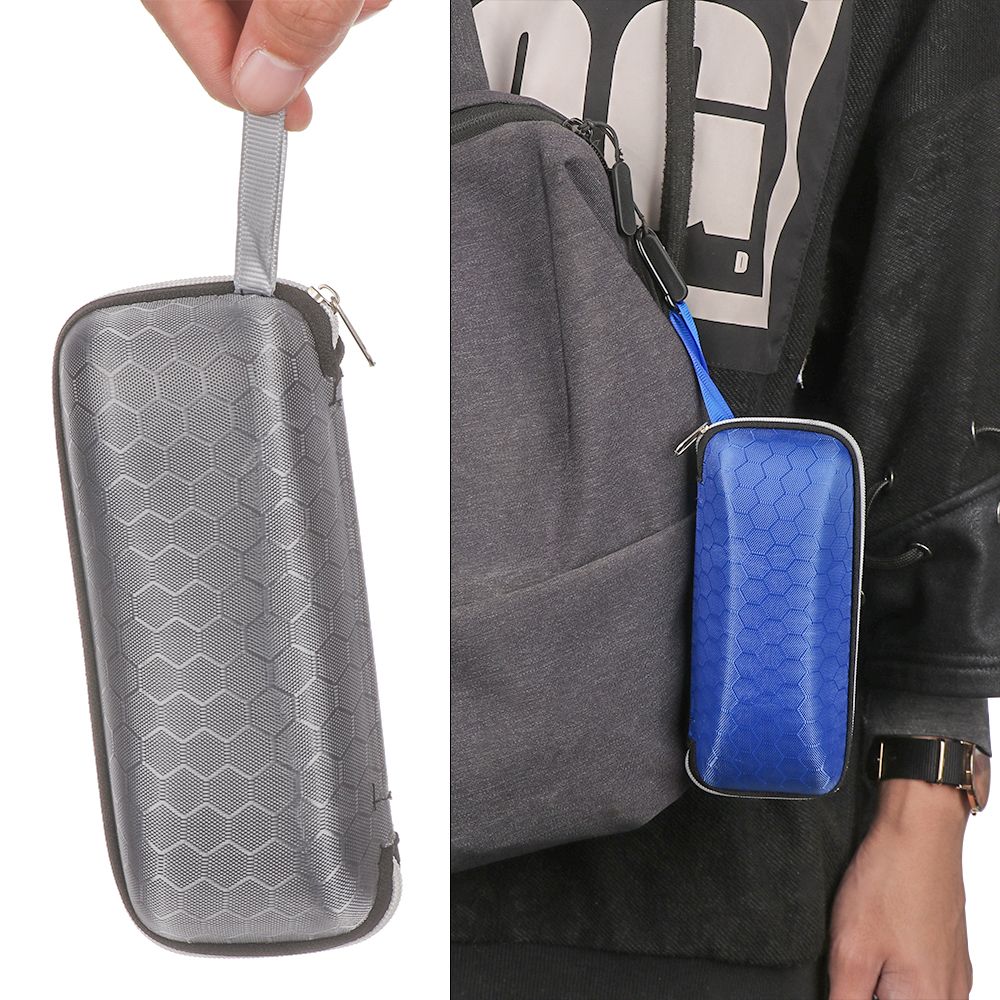 Портативная сумка прямоугольный жесткий футляр для очков на молнии защитная коробка для очков