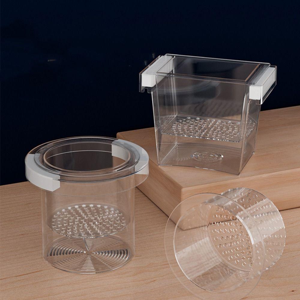 Suspension Floating Fish Breeding Isolation Box Transparent Fish Tank Hatching Box  Spawning Room