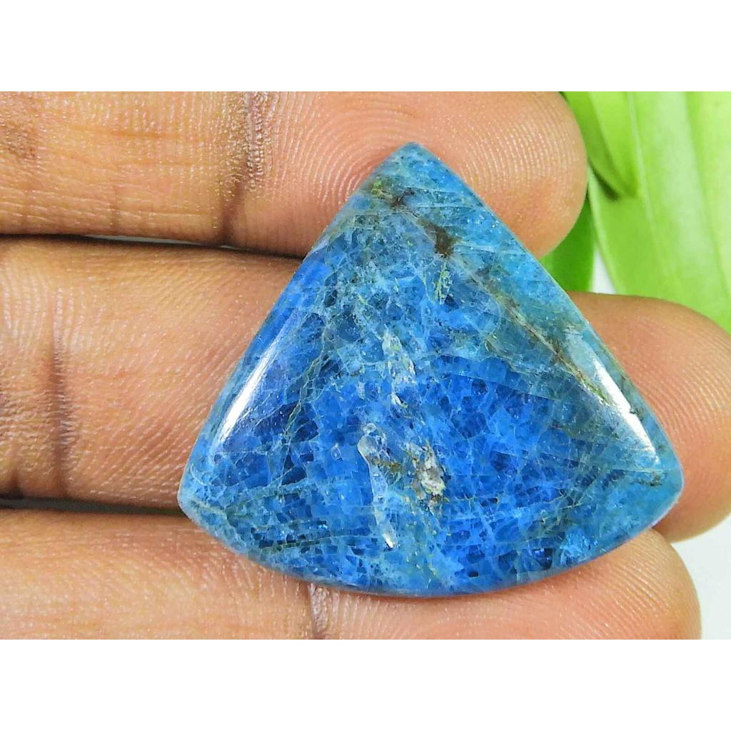 42 карата подлинный неоново-голубой апатит грушевидный кристалл кабошон россыпью драгоценный камень 30X33MM SK-2110