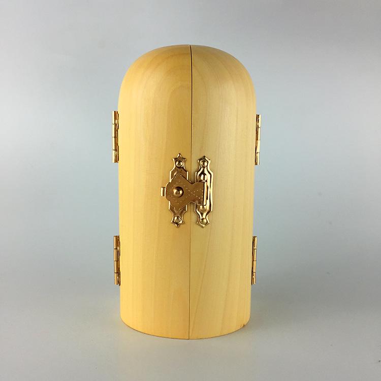 Boxwood Buddha Carving: Three-Panel Wooden Handicraft Ornament - Western Three Saints Decor