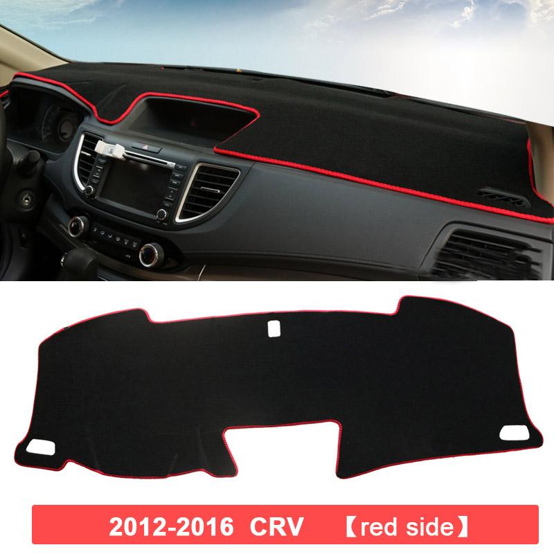 Car Dashboard Covers Mat Avoid Light Pad Sun Shade Carpets Anti-slip Trims For Honda CRV CR-V 2007-2017 2018