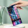 Чехол для телефона «Ночной Токио» для Samsung S26 S25 Edge Ultra 23 22 21 20 Ultra Plus S24 Fe Стеклянная крышка