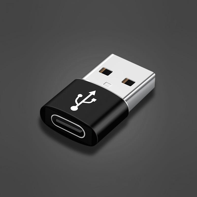 FONKEN Адаптер USB 3.0 TO Type C 3.1, зарядное устройство для ноутбука, USB-папа к USB C, женский конвертер для зарядки телефона, разъем USB-кабеля для наушников