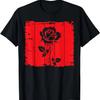 Gothic Black Rose Grunge Aesthetic Design for Men and Women T-Shirt