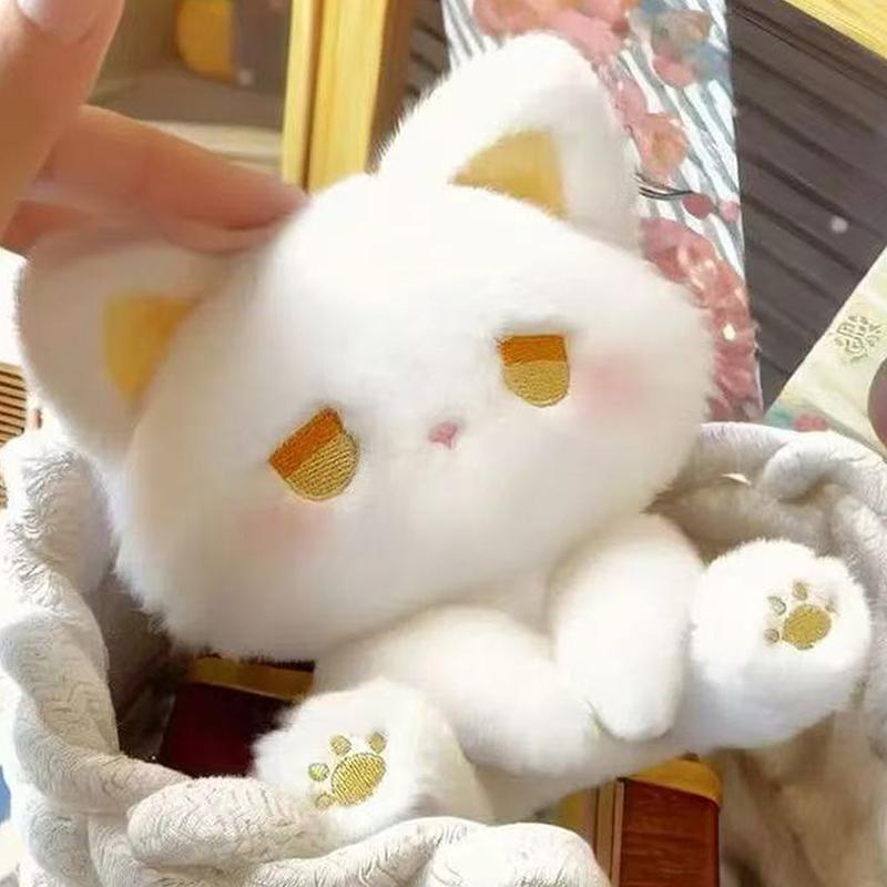 1Pcs Soft Animal Plush Doll 15Cm Cute Emo Bear Toy Dumb Plush Toy Cat Doll Cloth Doll Toys For Kids Gift Birthday Christmas Gift