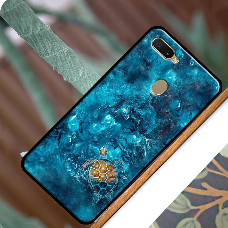 Чехол для телефона с морской черепахой и океаном для OPPO A15 A3S A5S A52 A72 A54 A74 A94 A83 A91 A93 A5 A9 A31 A53 A53S 2020