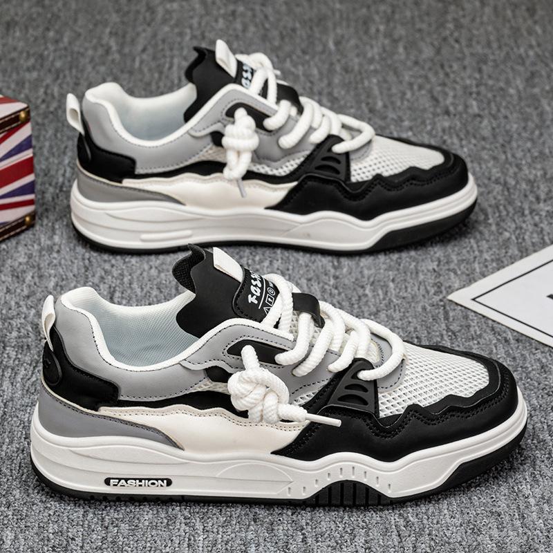 Мужские повседневные кроссовки, нескользящая обувь для ходьбы по кампусу/на улице, модная студенческая уличная одежда, дышащая обувь для повседневной носки