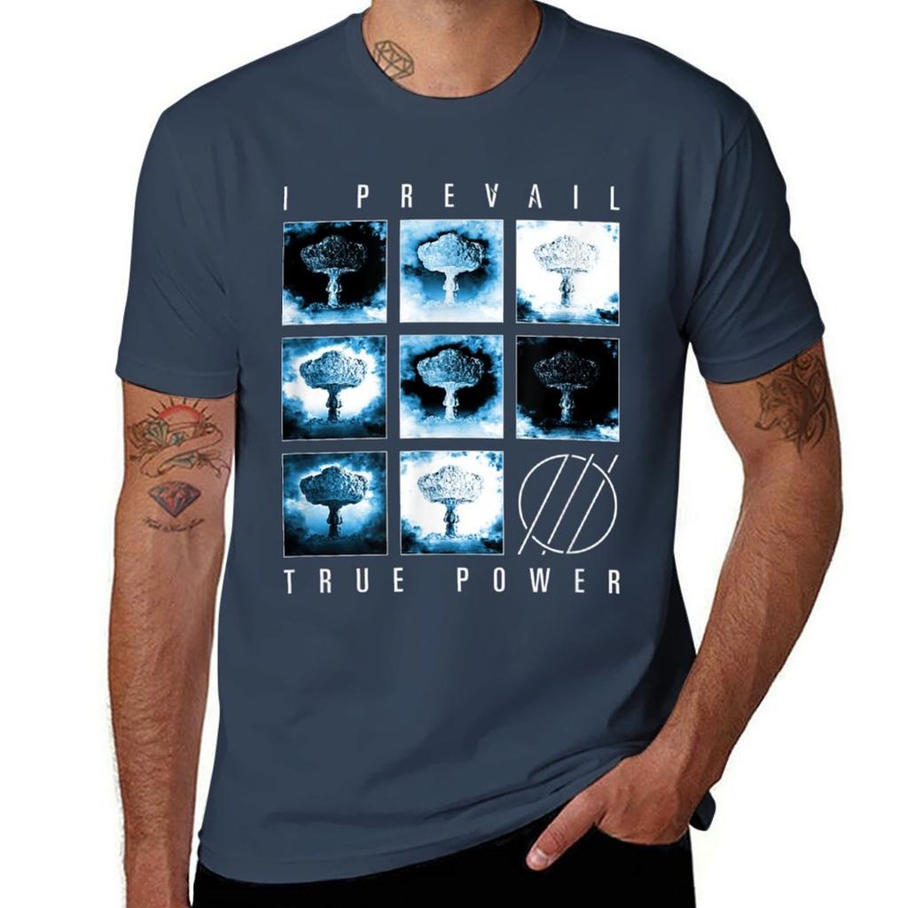 I Prevail Истинная Сила Облако Футболка футболки для мужчины графические футболки смешные футболки мужские футболки для мужчины упаковка хлопковая футболка