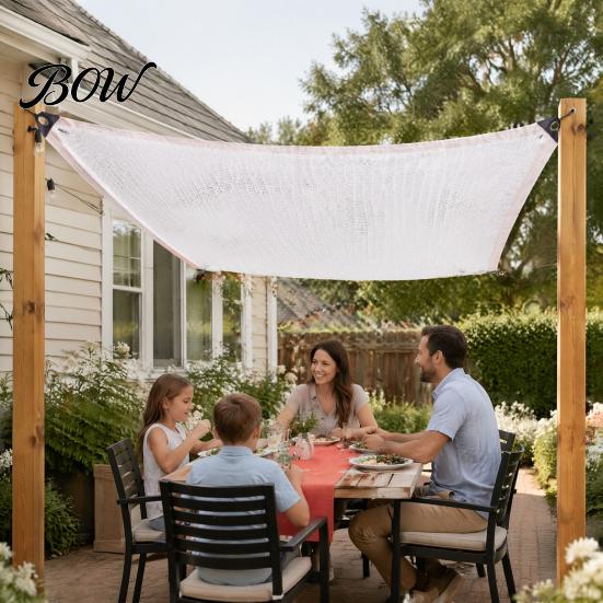 Durable Shade Net White Cloth for Garden, Plant Sun Protection Cover, Mesh Tarp Outdoor Fabric with Grommets, Sunshade Outdoor, Greenhouse,