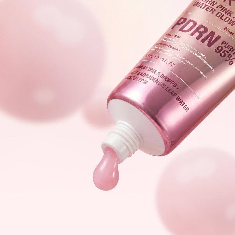 GIK PDRN Pink Aurora Glow Mask Hydrating & Radiance 65ml Peel Off Pack K-Beauty