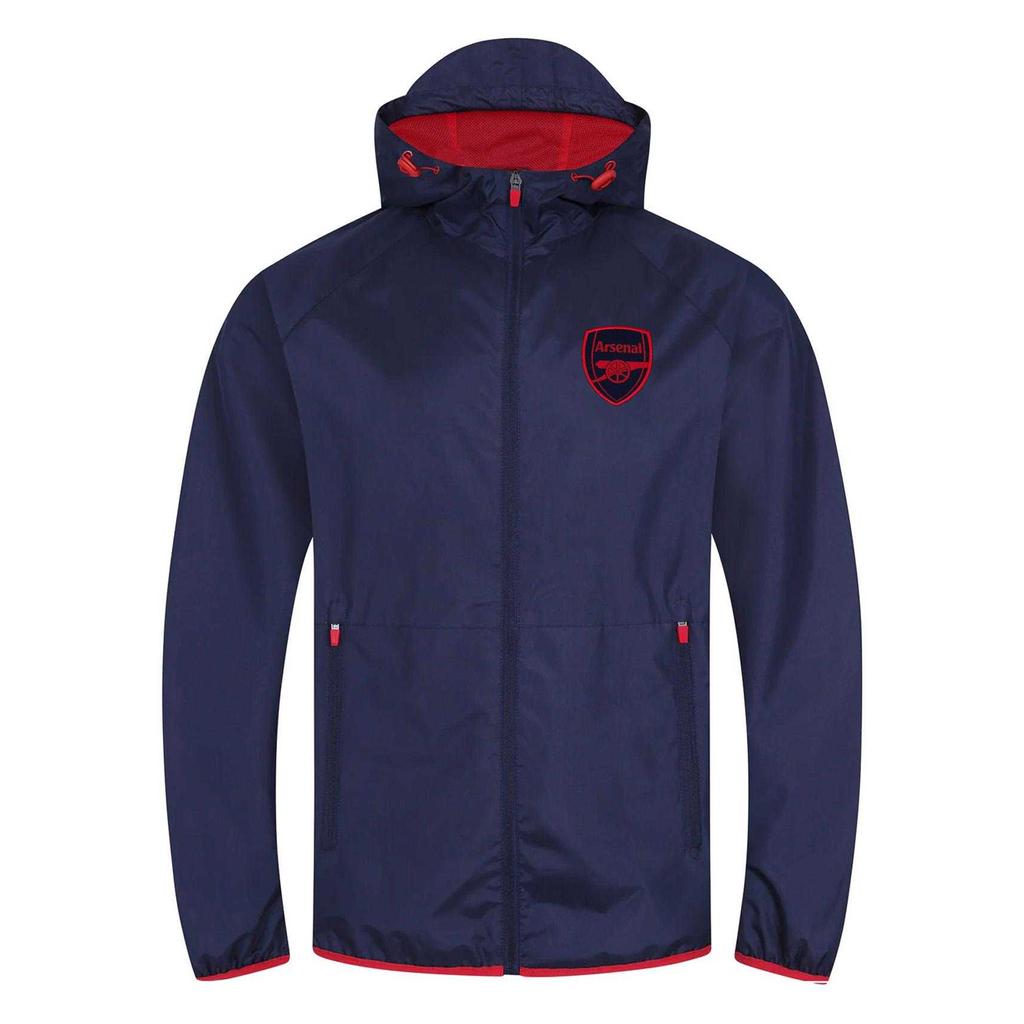 Arsenal FC Mens Crest Peaked Windbreaker