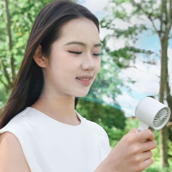 Portable Handheld Turbo Fan Brushless Motor High-Speed Strong Airflow Low Noise Personal Rechargeable