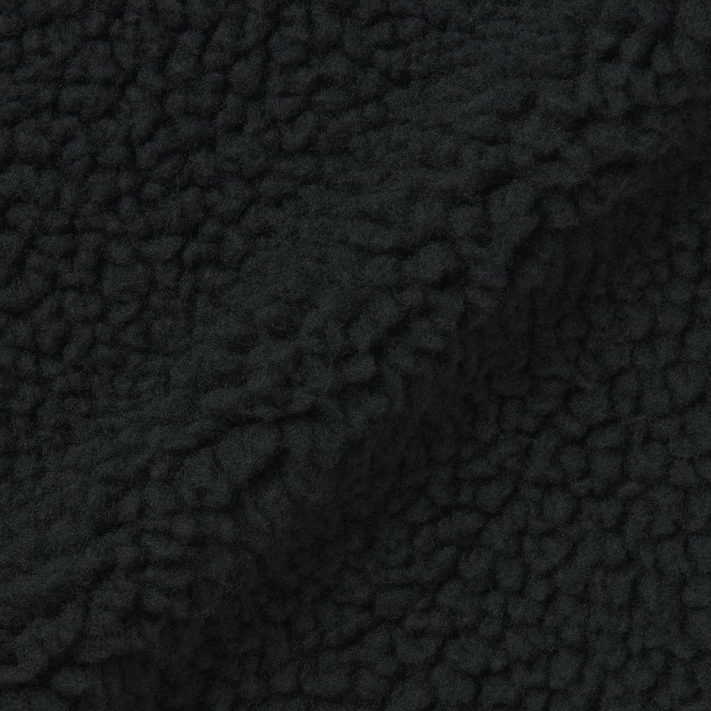 Мужская флисовая куртка MUJI на боа, черная, размер S, AB1LAA3A