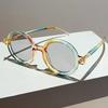 Винтажные круглые солнцезащитные очки Модные ретро конфетных цветов Защищающие от синего света очки Очки Модный брендовый дизайнерский солнцезащитные очки