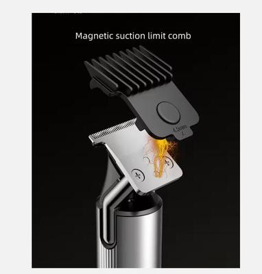 2025 IPX6 Водонепроницаемая машинка для стрижки волос Электробритва Ножницы Карвинг Масло Головка Push Haircut Триммер С Магнитным Всасывающим Ограничением Гребень
